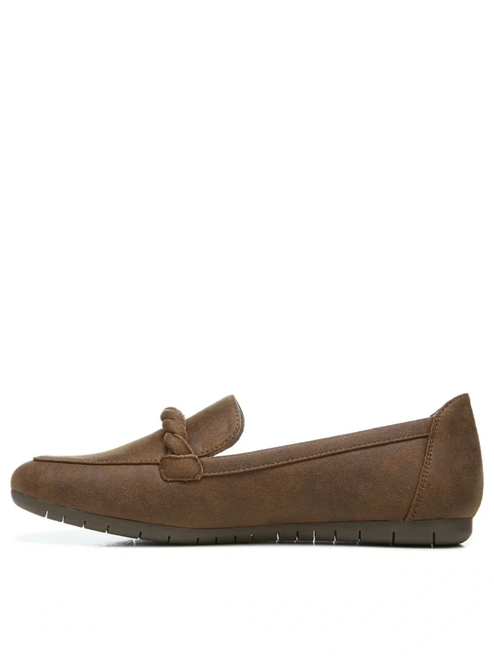 LifeStride Drew Slip-On Loafer Moccasin in Brown Tan Women's size 6.5 M